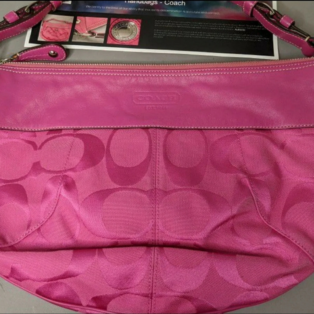 Coach hobo style handbag
